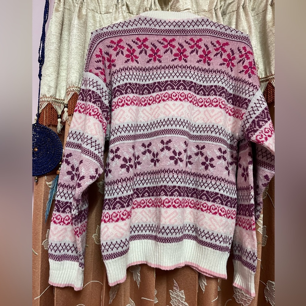 FIXED PRICE-Purple woolen sweater top - Picture 4 of 4